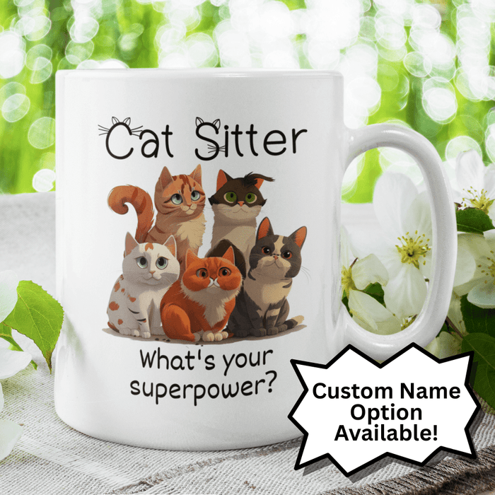 Cat Sitter Gift, Coffee Mug: The Best Cat Sitter Ever