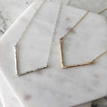 Chevron Pendant Necklace Acorn Home + Apparel