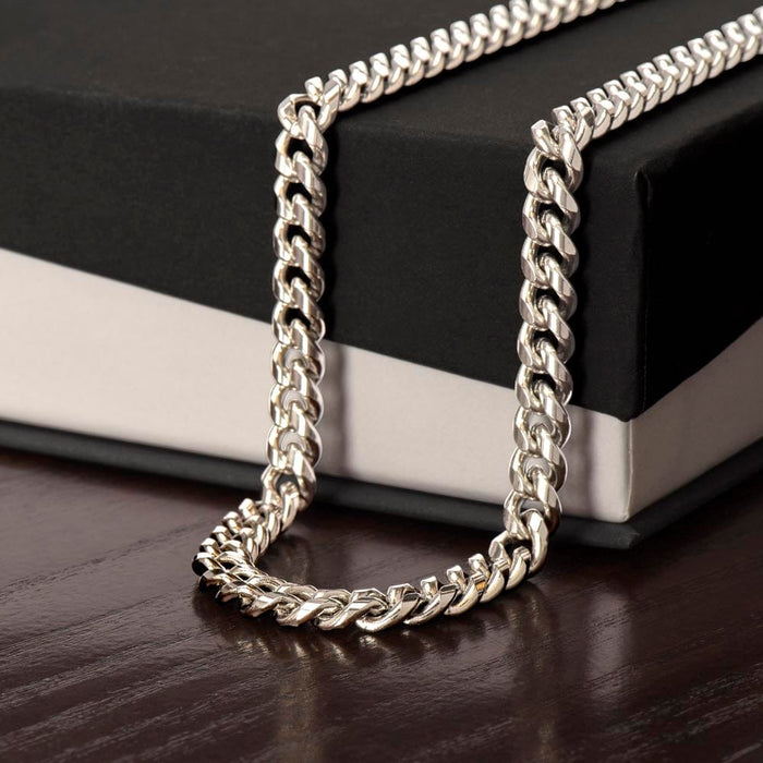 Christmas Gift For Bestie, Link Chain: Thank you for everything...
