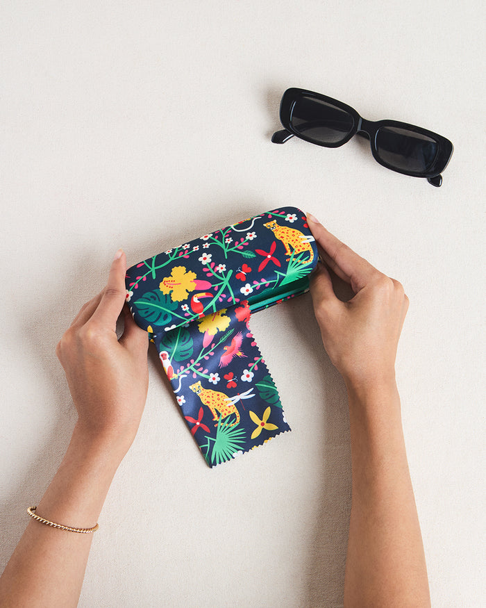Chumbak Madagascar Tales Blue Eyewear Case