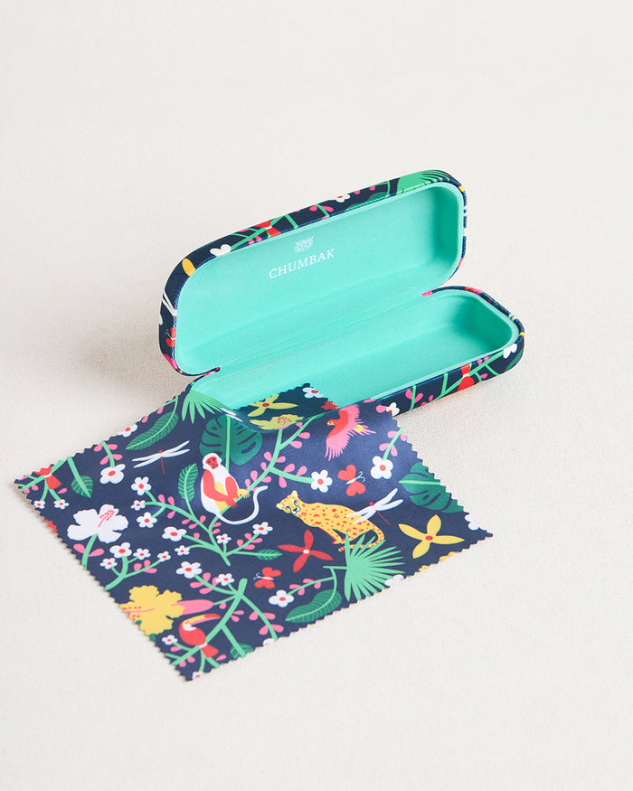 Chumbak Madagascar Tales Blue Eyewear Case