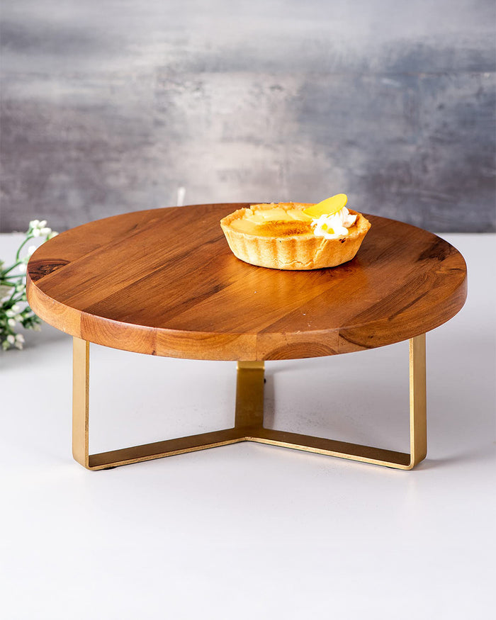 Classic Wooden Cake & Snack  Stand