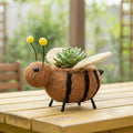 COIR RATTAN ANIMAL PLANTER - BEE