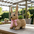 COIR RATTAN ANIMAL PLANTER - RABBIT
