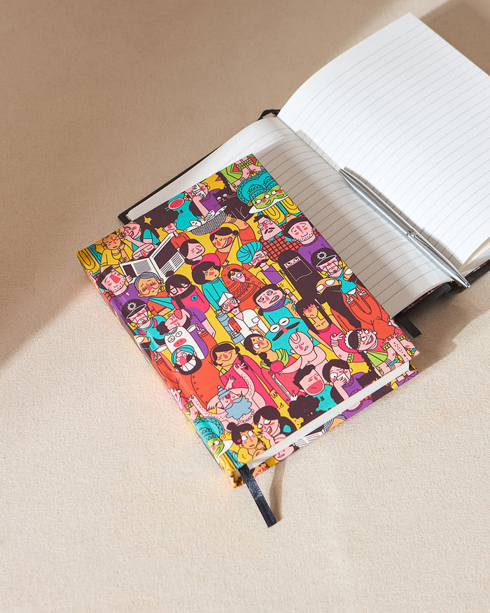 Colorful Faces of India Undated Planner