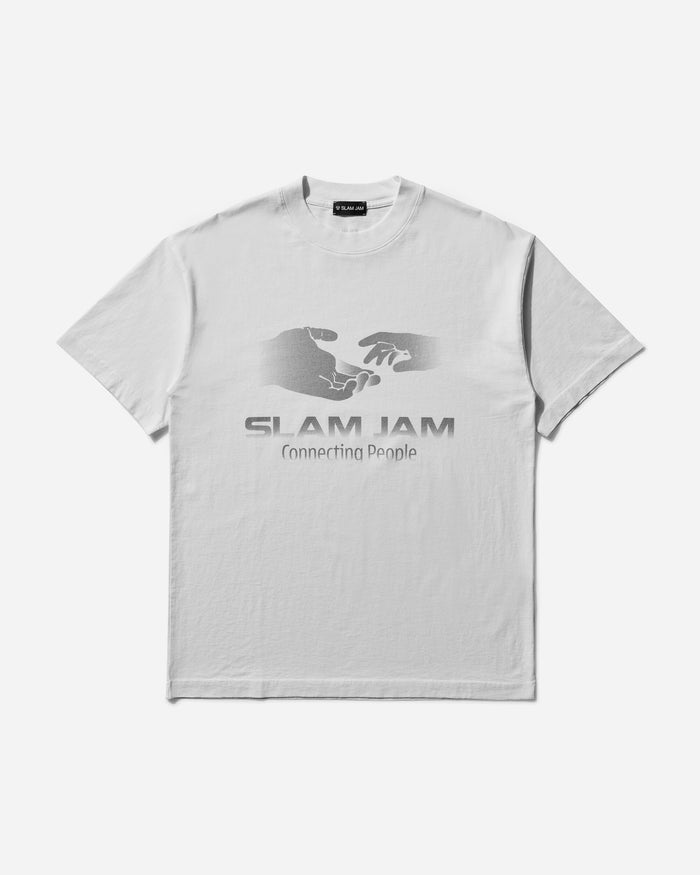 Slam Jam Connecting T-Shirt White T-Shirts Shortsleeve SJPRCONNEC WHI