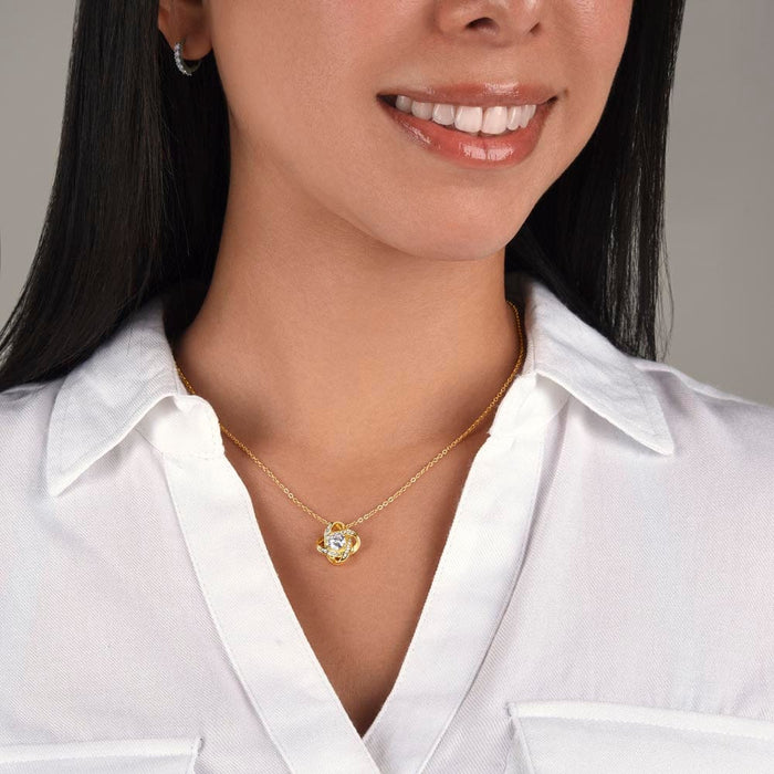 Daughter-in-Law Gift, The Love Knot Necklace: You Make Him So Happy