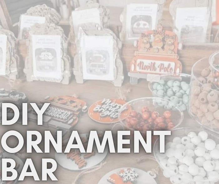 DIY Ornament Bar TO GO