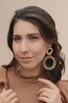 Double Hollow Circle Studs Acorn Home + Apparel