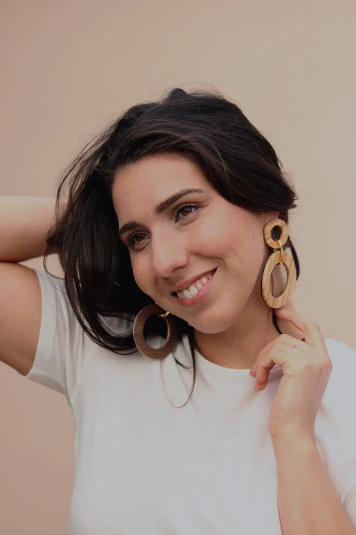 Double Hollow Circle Studs Acorn Home + Apparel