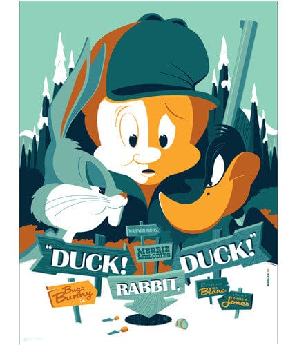Duck Rabbit Duck Tom Whalen poster