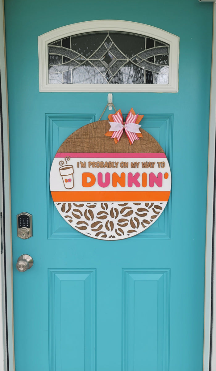 Dunkin' Door Hanger- wholesale