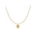 Enewton - Choker Classic Gold 2mm Bead - Inspire Small Gold Charm - 17in - Findlay Rowe Designs