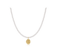 Enewton - Choker Classic Pearl 3mm Bead - Inspire Small Gold Charm - 17in - Findlay Rowe Designs