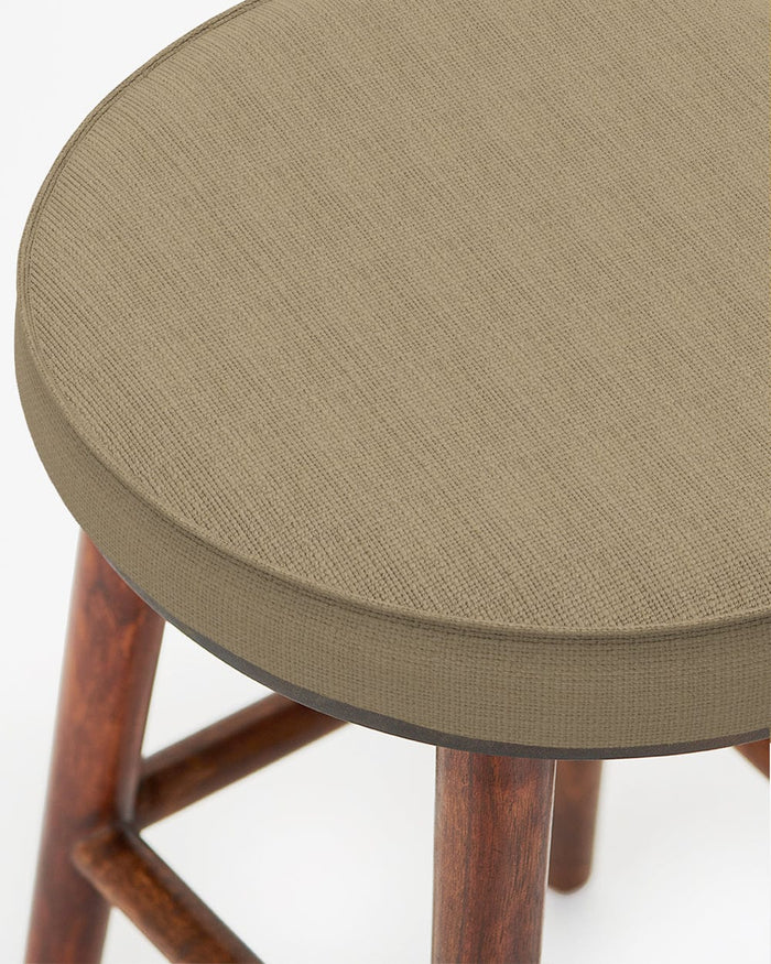 Chumbak English Cafe Stool - Beach Beige