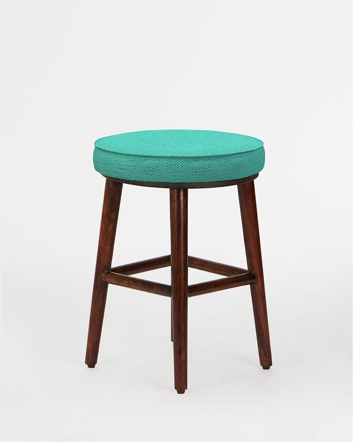 Chumbak English Cafe Stool - Maldivian Teal