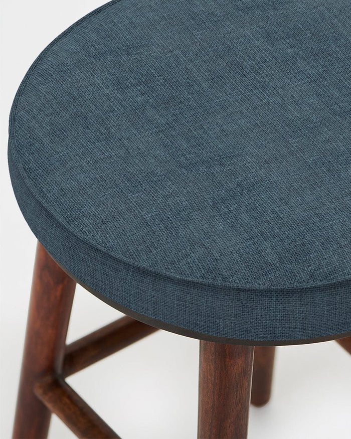 Chumbak English Cafe Stool - Sailor Blue