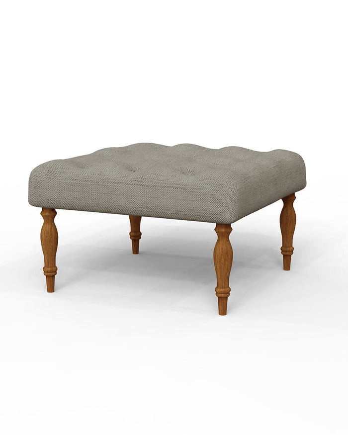 Chumbak English Ottoman - Bangalore Grey