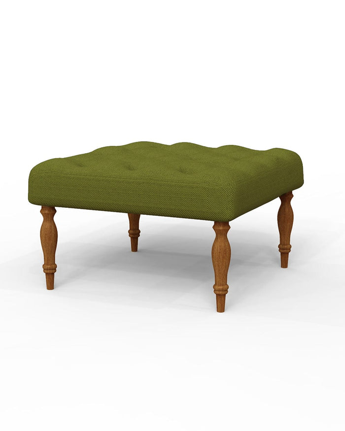 Chumbak English Ottoman - Savanna Green