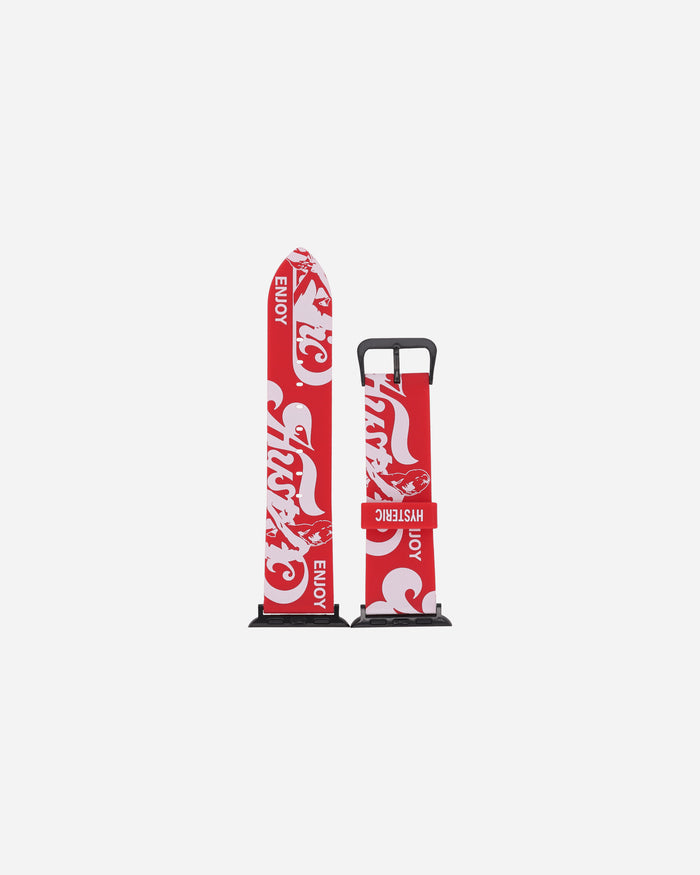 Hysteric Glamour Wmns Enjoy Hysteric Apple Watch Silicone Band Red Jewellery Watches 01251QG04 50