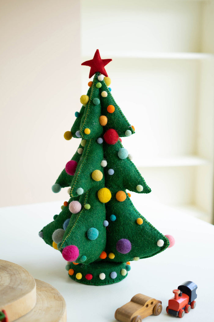 Felt Pom Christmas Tree