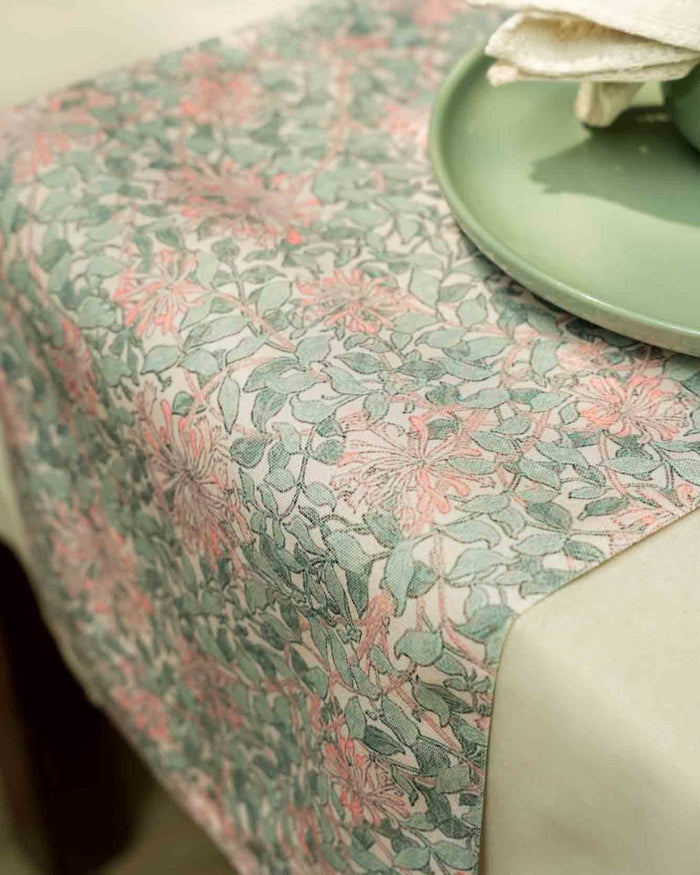 Floral Drama Table Runner, 80"