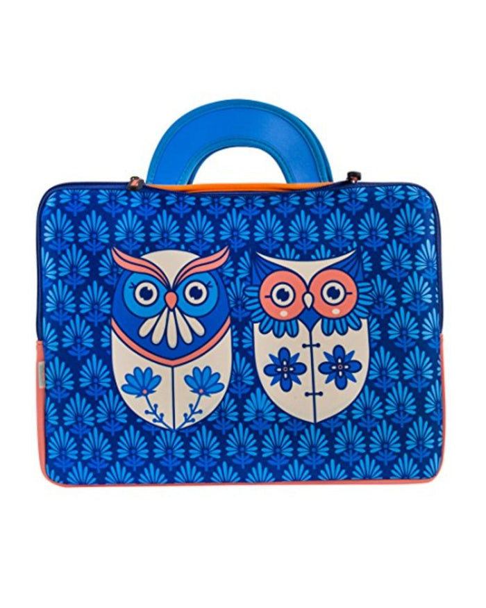 Chumbak Flower Owl Laptop Sleeve - 13.3”