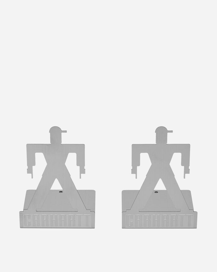 Carhartt WIP Foundation Bookends Silver Home Decor Wall Decor I034892 95XX