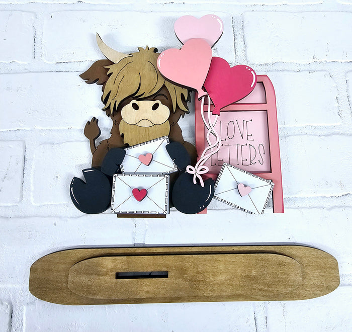 Freestanding Valentines Day Cow-wholesale