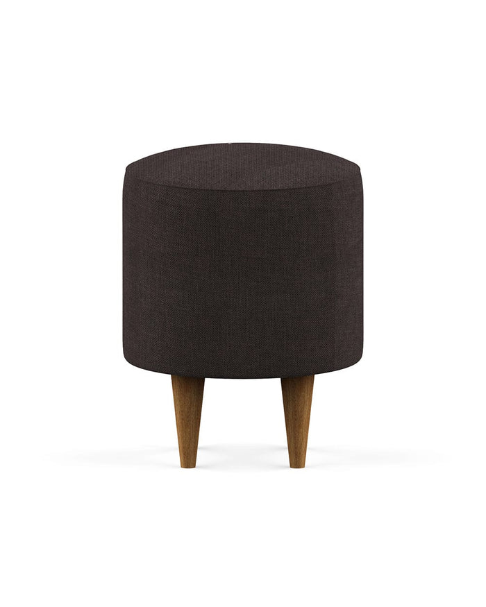Chumbak French Pouffe - Brown Coal
