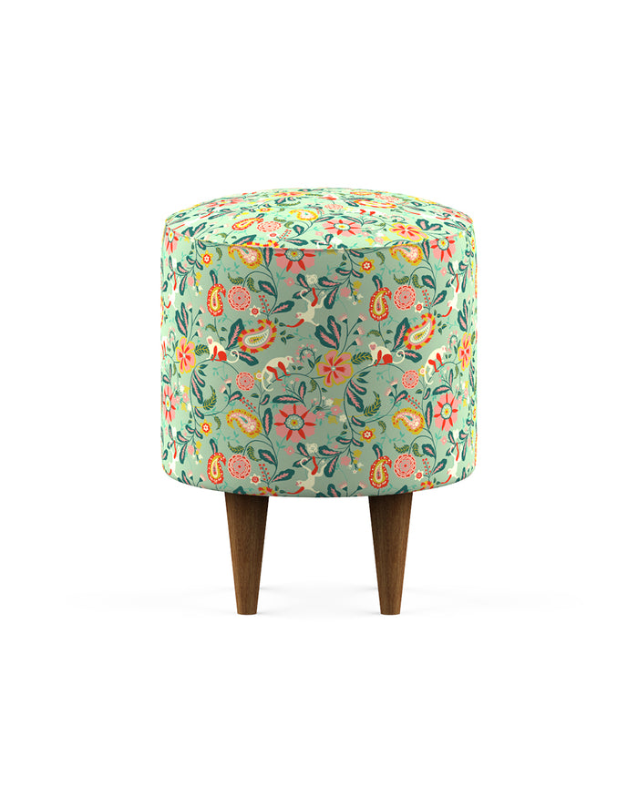 French Pouffe  - Indian Summer