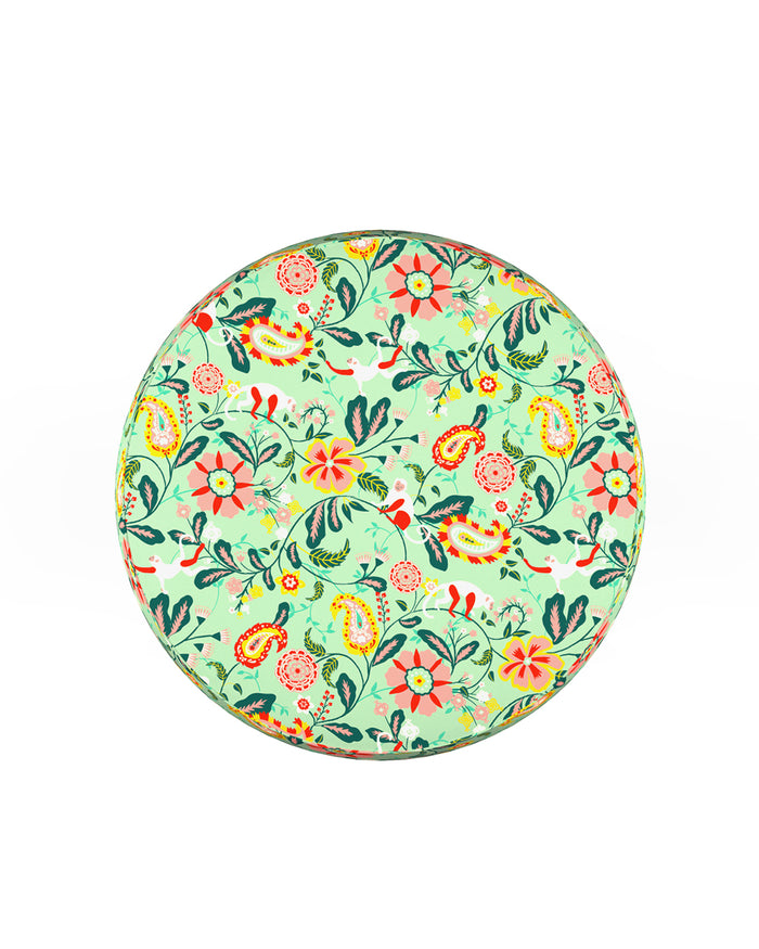 French Pouffe  - Indian Summer