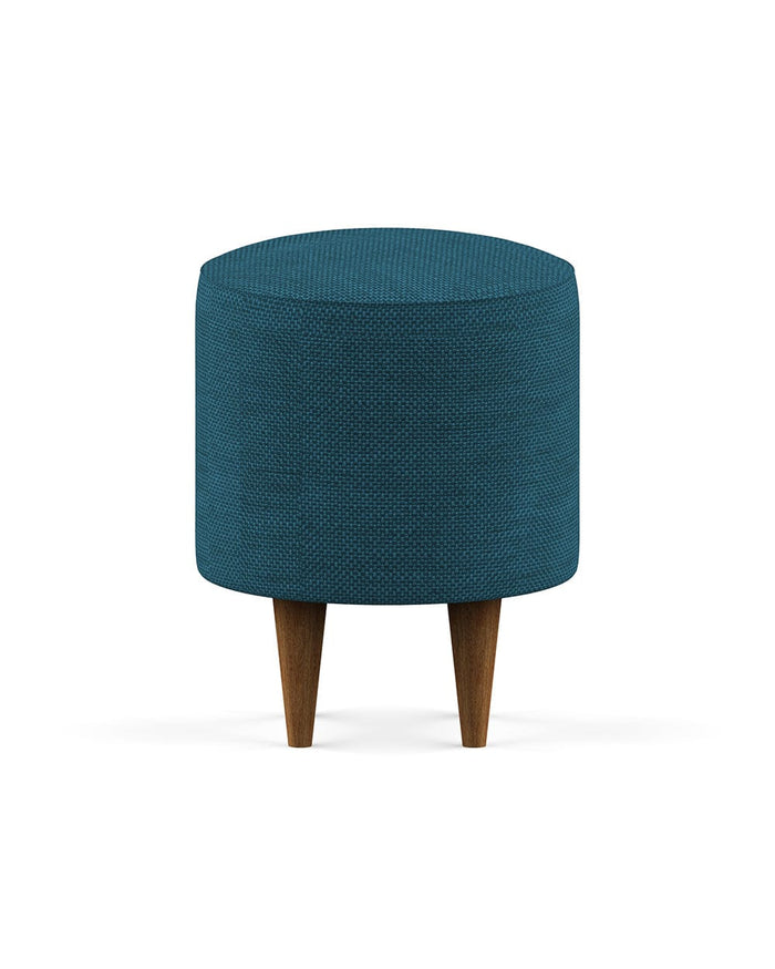 Chumbak French Pouffe - Mediterranian Blue