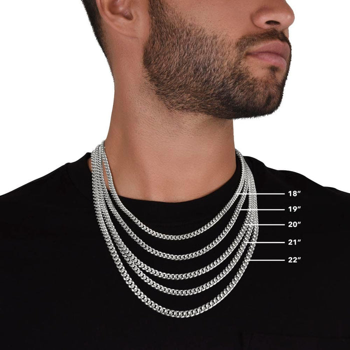 Gift for Him, Link Chain Necklace: The Day I Met You...