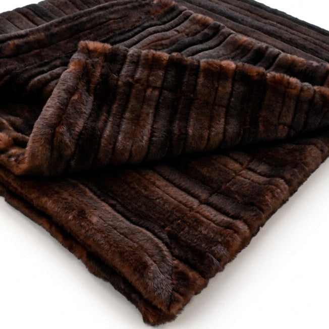 Glazed Vienna French Roast Minky Blanket