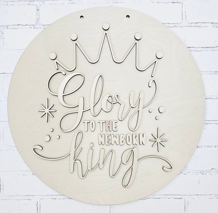 Glory to the Newborn King Door Hanger-wholesale
