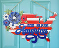 God Bless America United States Door Hanger- wholesale