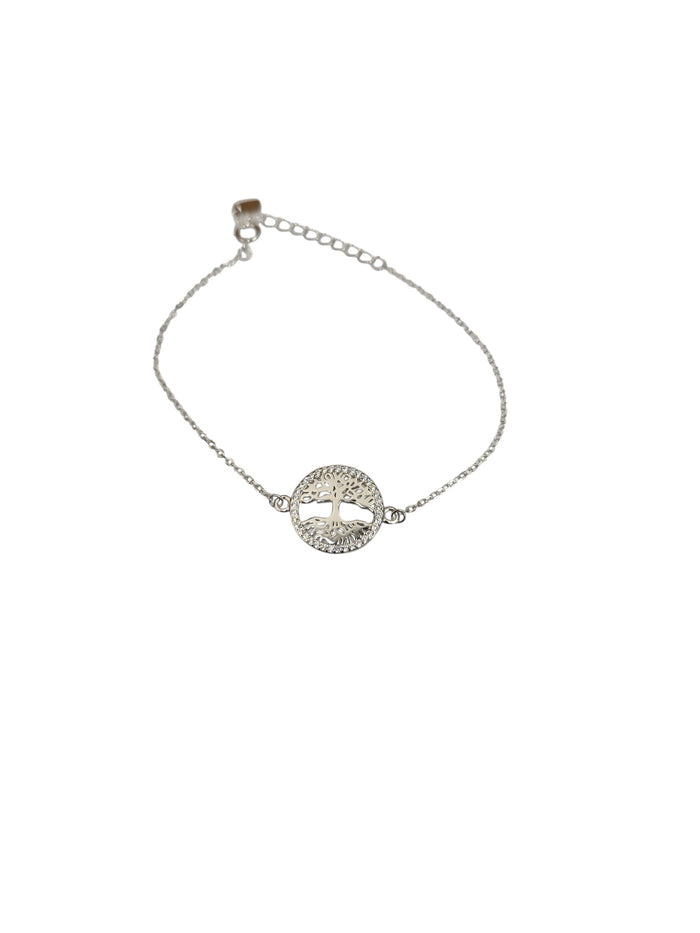 Gold Plated Tree Of Life Chain Bracelet