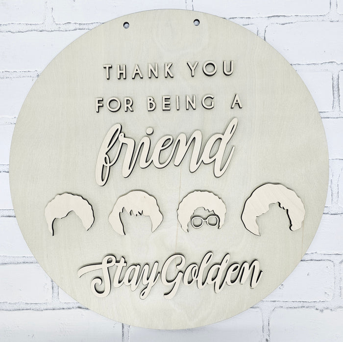 Golden Girls Door Hanger