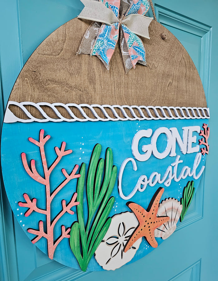 Gone Coastal Door Hanger