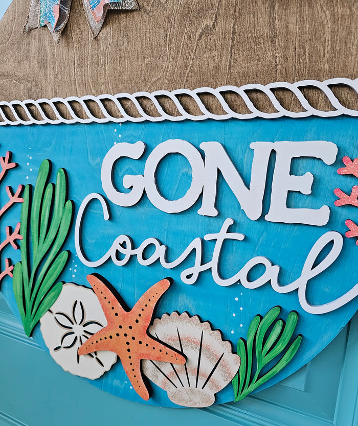 Gone Coastal Door Hanger