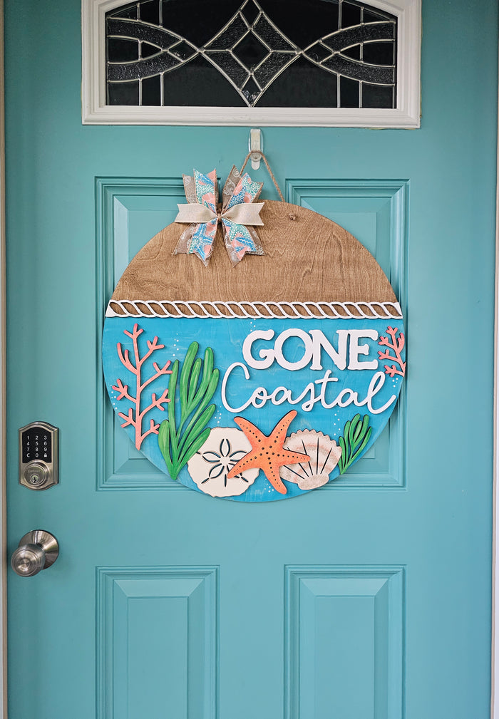 Gone Coastal Door Hanger