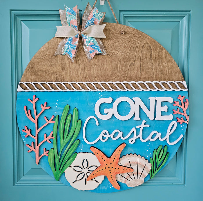 Gone Coastal Door Hanger