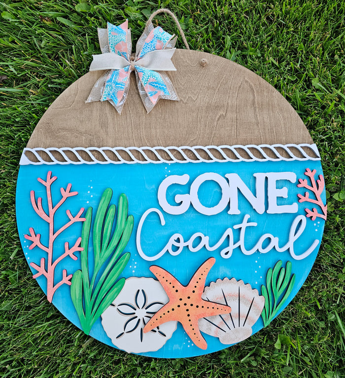 Gone Coastal Door Hanger