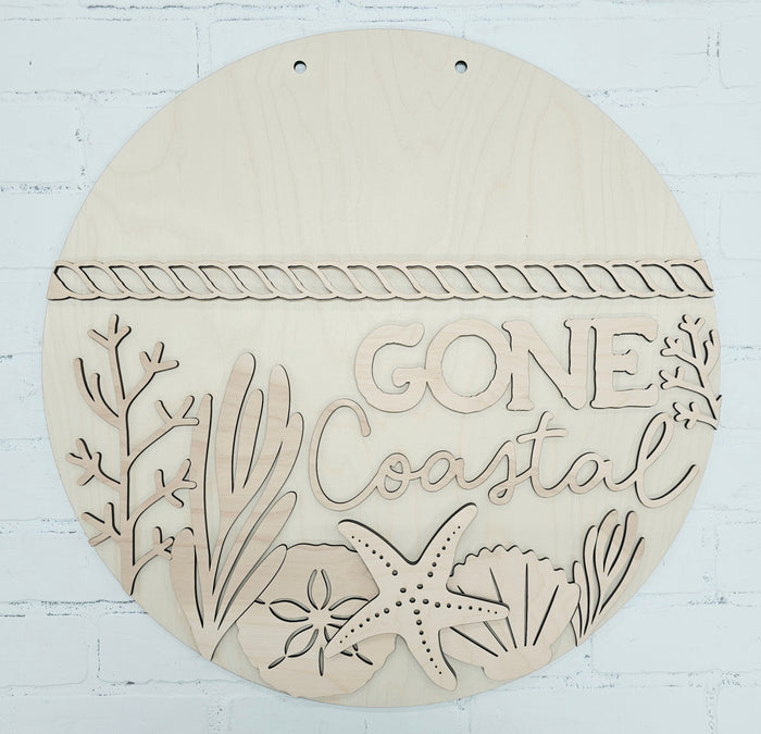 Gone Coastal Door Hanger