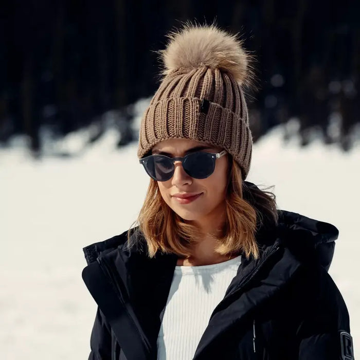 GoWood Round Rimless Sunglasses Acorn Home + Apparel