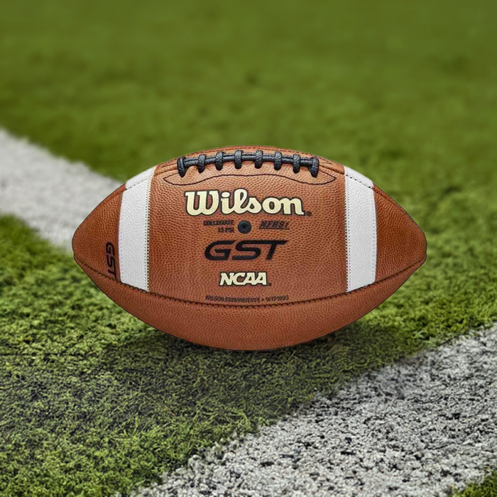 GST WTF1003 NCAA/NFHS Leather Game Cosmetic Blem Football