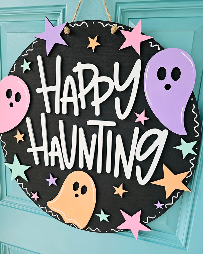 Happy Haunting Ghost Door Hanger-wholesale