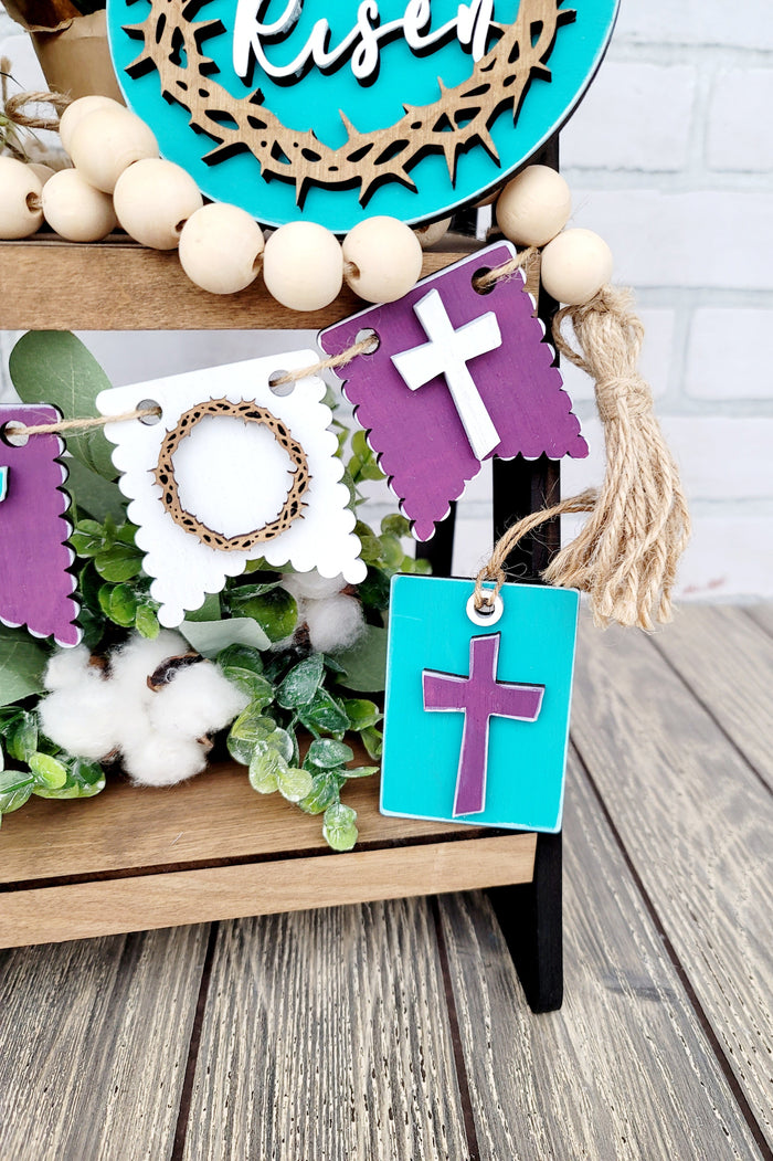 He is Risen Tiered Tray Set- wholesale