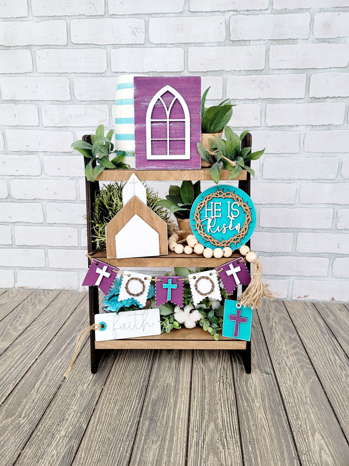 He is Risen Tiered Tray Set- wholesale